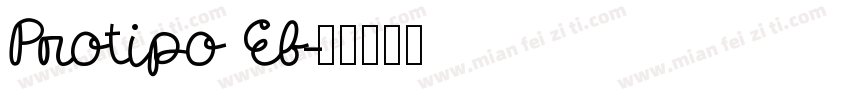 Protipo Eb字体转换